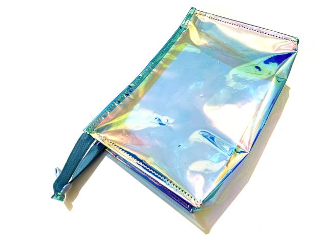 istock Iridescent pouch bag isolated on white background 2161440998