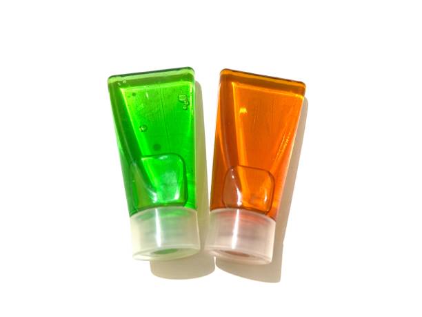 istock Liquid shampoo and soap isolated on white 2161441011
