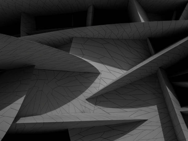 modern futuristic building. architectural detail.