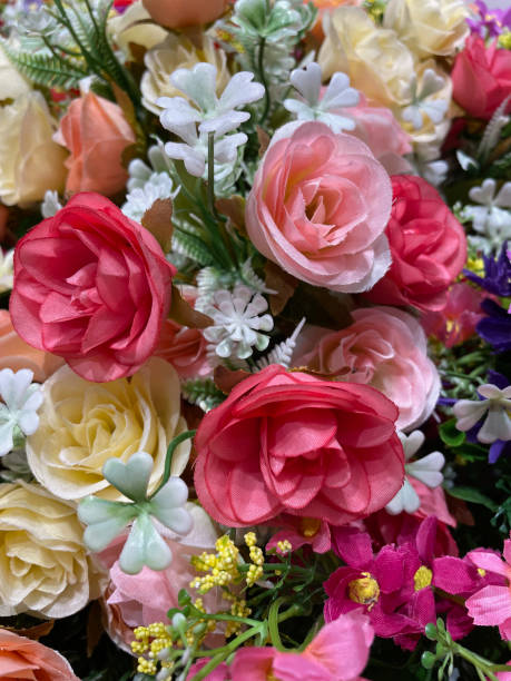 istock Beautiful of rose artificial flowers vintage 2161449113