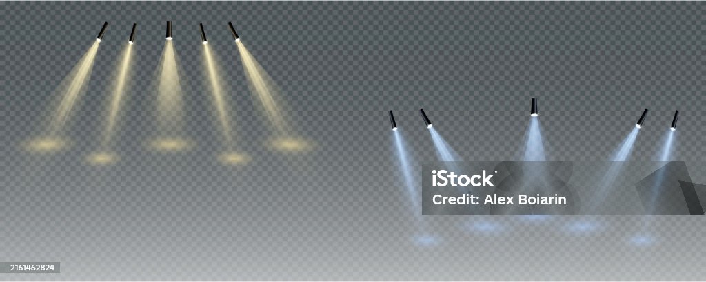 Vector Light Source The Vector Set Of Light Includes A Light Source Studio Lighting Walls ...