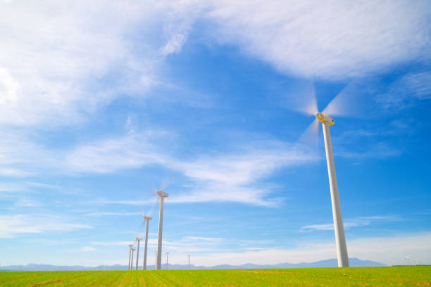 Wind turbine generators for renewable electrical energy production in Spain