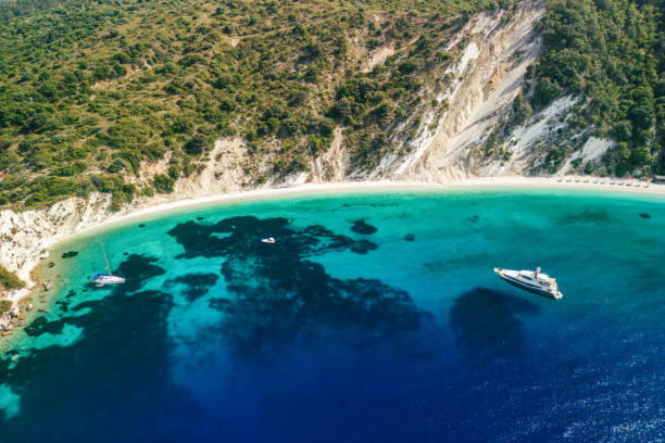 istock Gidaki beach, Ithaki, view from above 2161471753