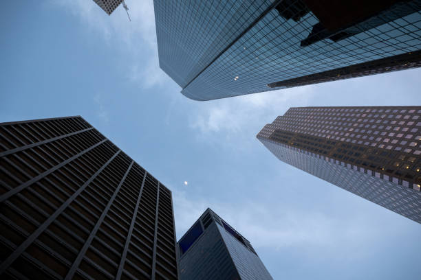 istock High rises against the urban sky at dusk 2161471823