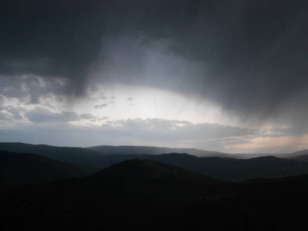 istock Stormy skies in the mountains 2161472397