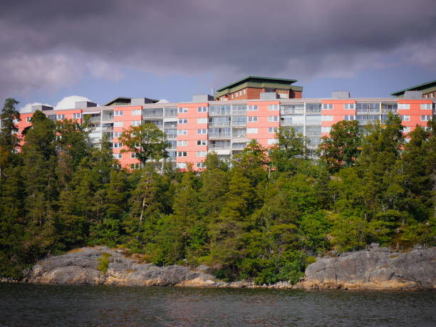 Buildings at the Stockholm archipelago