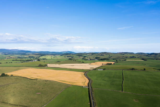 istock Drone view of a rural scene 2161478543
