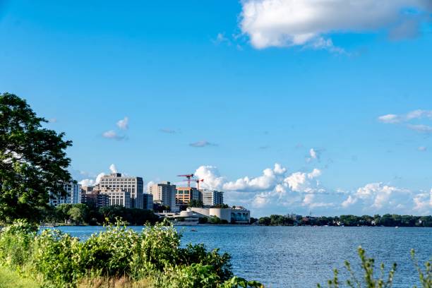 istock Lake Monona, Madison, and the Wisconsin State Capitol Building 2161493021