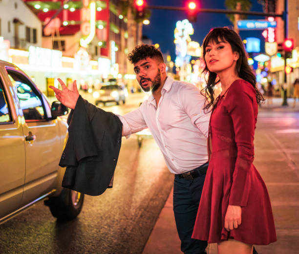 istock Hailing a taxi in Vegas 2161495973