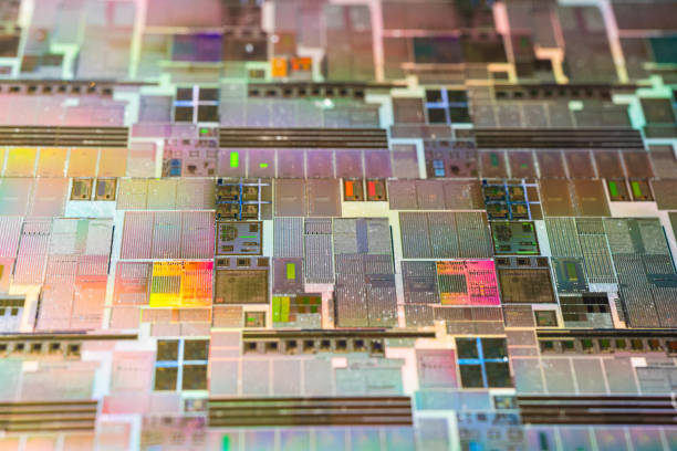 istock Silicon wafer for manufacturing semiconductor of integrated circuit. 2161498327