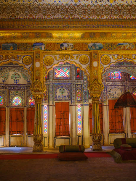 istock Ornate details of  Rajasthani architecture 2161499907