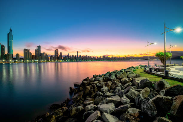 istock sunset in Balneario Camboriu 2161501450