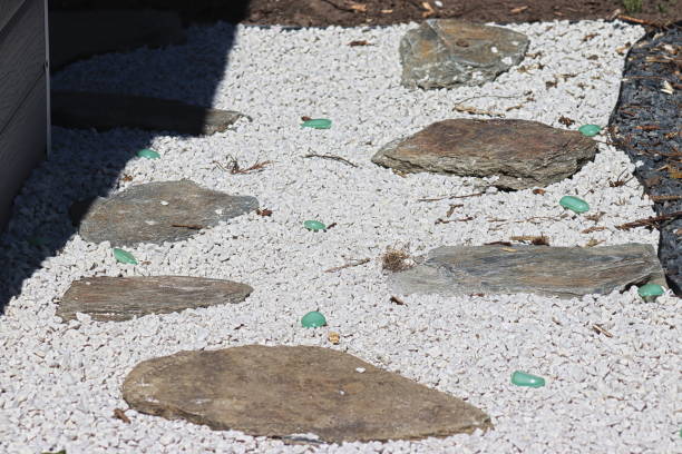 istock Decorative stones in the garden 2161511611