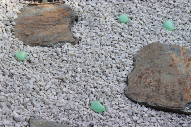 istock Decorative stones in the garden 2161512777