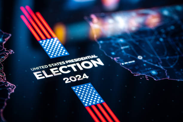 vote 2024. us presidential election background. united states elections 2024 concept - élection photos et images de collection