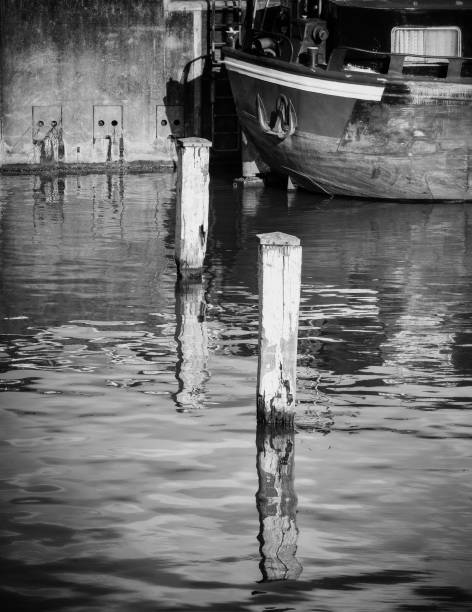 istock Roeselare Harbor black&white 2161517382