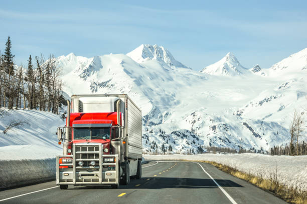 istock Trucking in Alaska 2161517976