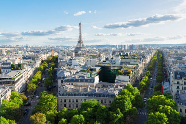 istock eiffel tour and Paris cityscape 2161529297