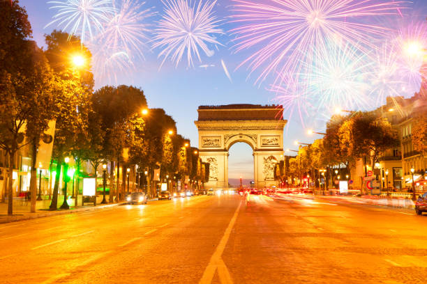 istock Arc de triomphe, Paris, France 2161529377