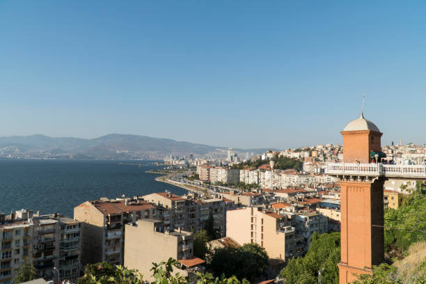 istock Izmir city view and historical elevator 2161530178