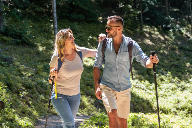 istock Family hiking 2161530801