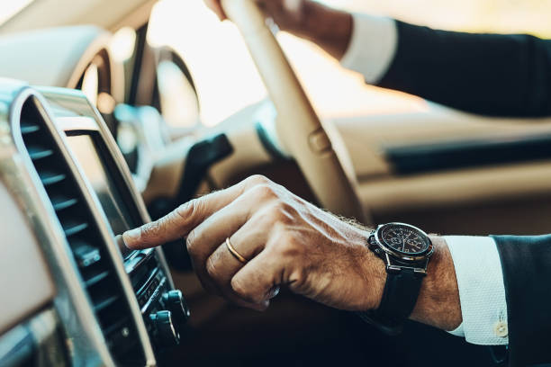 istock Cropped shot of an unrecognizable man driving 2161534201