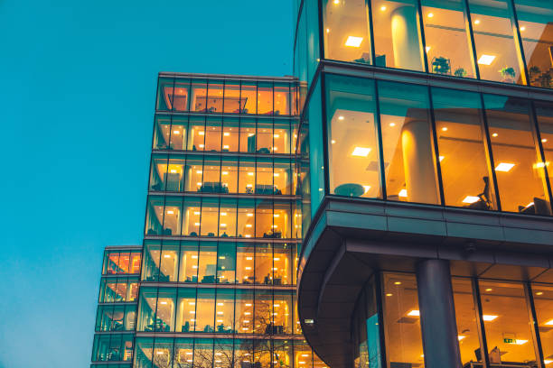 istock Modern office building detail, London 2161538383