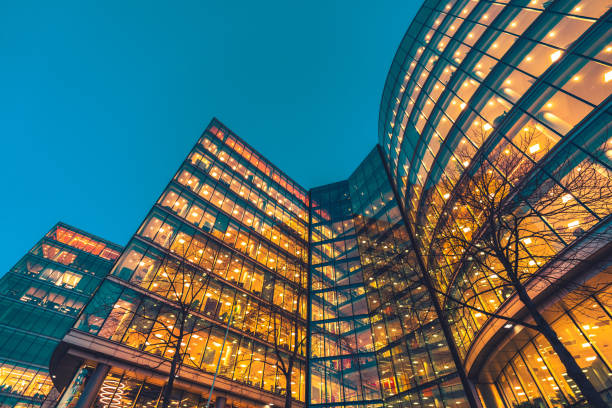 istock Modern office building detail, London 2161538395