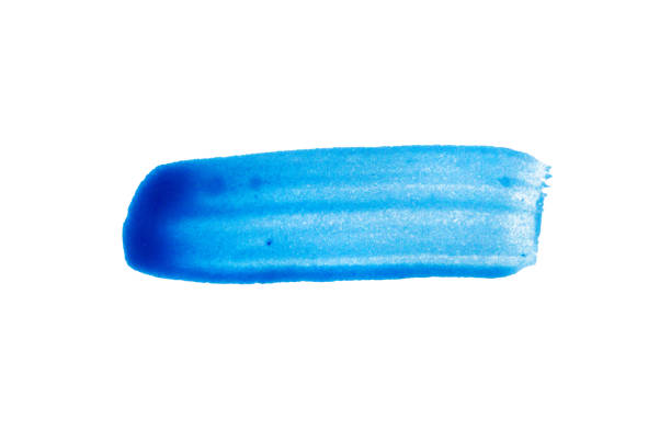 istock blue brush stroke isolated on white background 2161544807