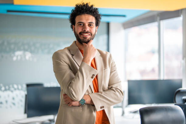 istock Confident Middle Eastern Male Business Professional in Office Setting 2161546902