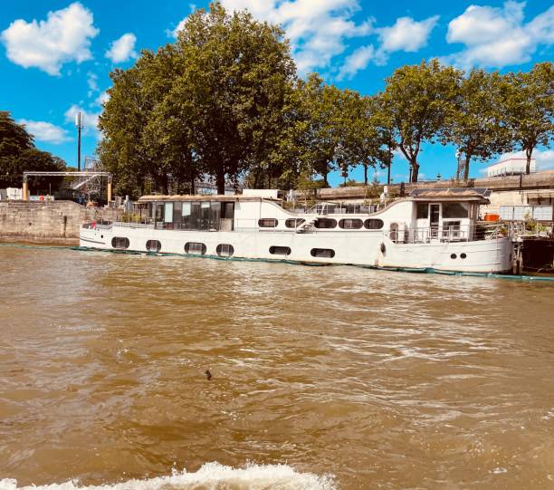 istock A pristine looking boat on the Seine River 2161547212