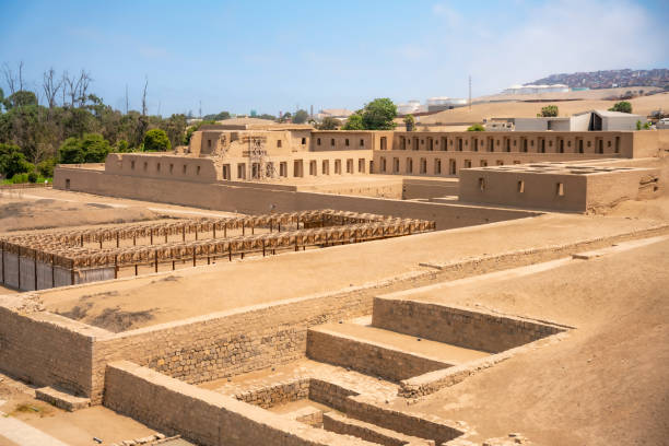 Ancient Ruins of Pachacamac in Peru