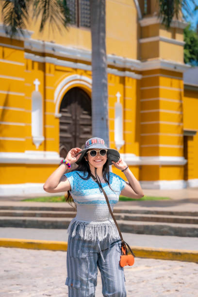 istock Young Latina Woman Exploring Barranco, Lima 2161548417