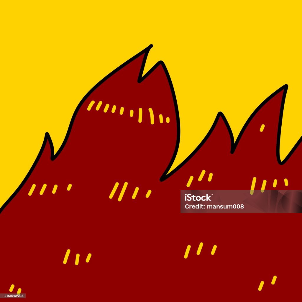 Fire Cartoon Basic Fire Cartoon Stock Illustration - Download Image Now - Abstract, Art ...