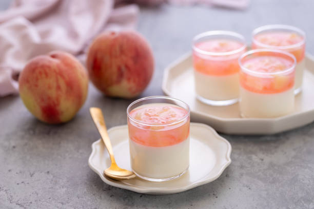 Creme de Pêssego: Sobremesa Refrescante e Cremosa! - receita deliciosa profissional - passo 2