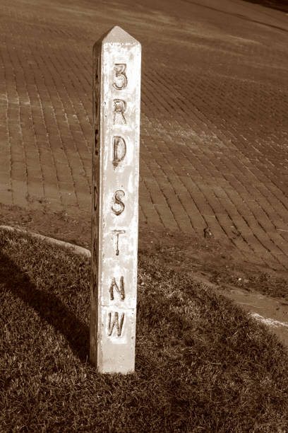 istock old street sign post 2161560947