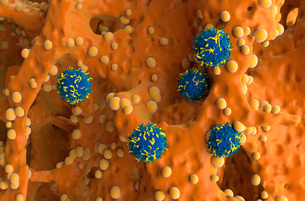 istock CAR T cell therapy in Bone tumor (cancer) - isometric view 3d illustration 2161565542