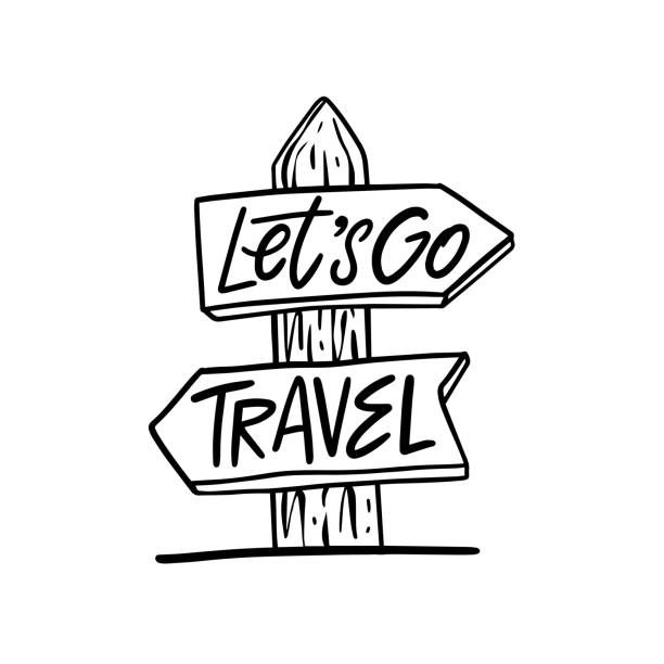 istock Experienced tourists can learn their vacations route by reading simple travel signposts 2161566463