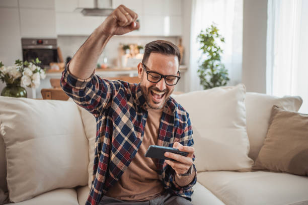 istock I enjoy playing a video game on my mobile phone 2161570716