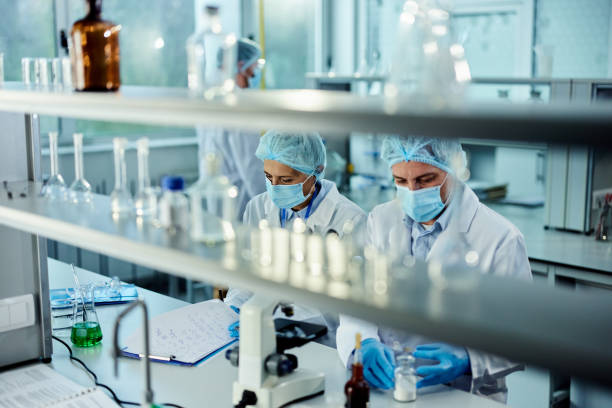 istock Scientists working on scientific research in laboratory. 2161571751