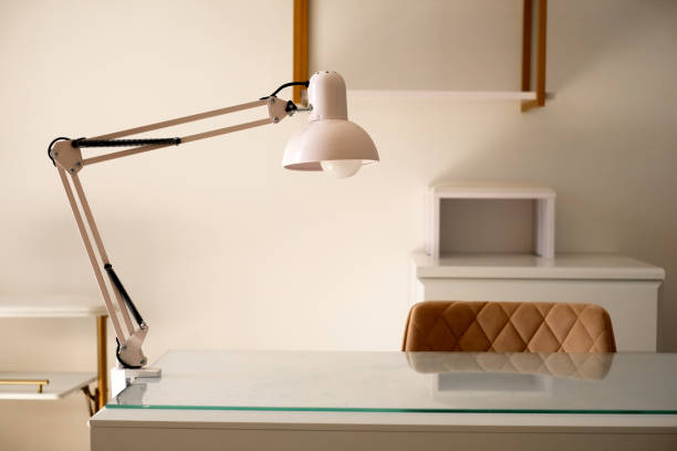 istock luxurious light manicure table in a beauty salon 2161578332
