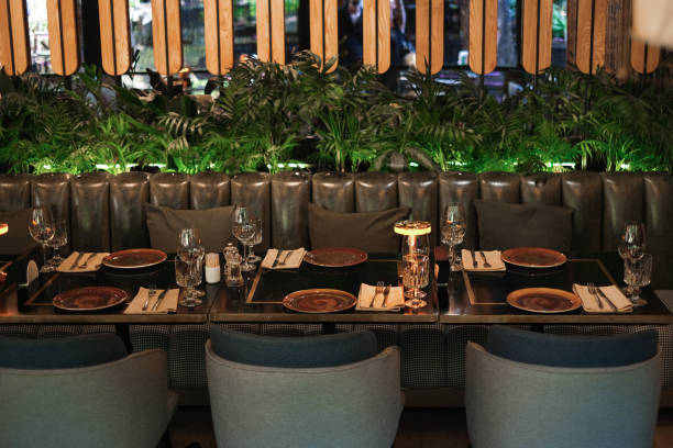 Beautifully set table for the celebration