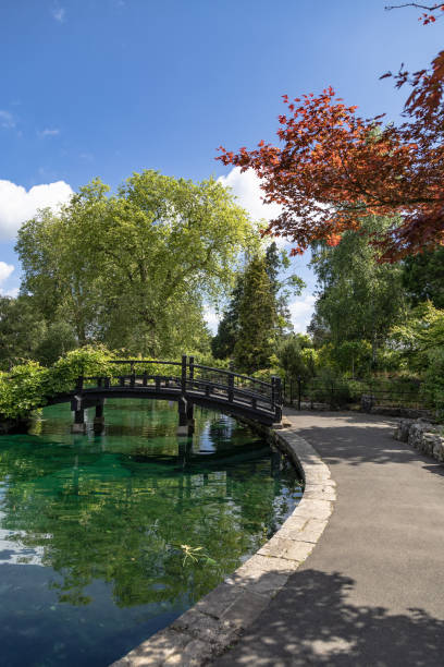 istock Garden bridge Guildford Surrey England 2161578755