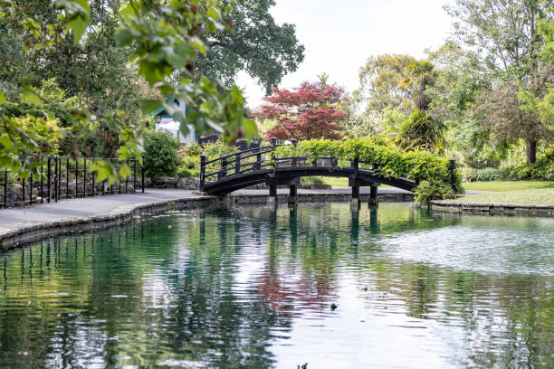 istock Garden bridge Guildford Surrey England 2161578804