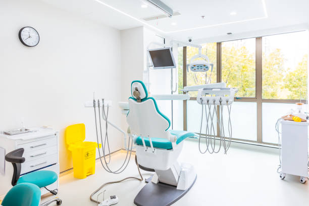 istock Equipment in modern dentist clinic 2161579386