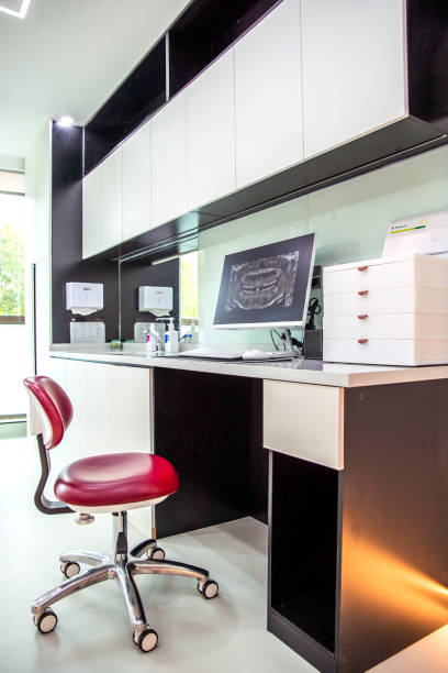 istock Equipment in modern dentist clinic 2161579388