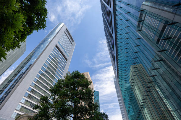 istock Shiodome in Tokyo, Japan 2161581004