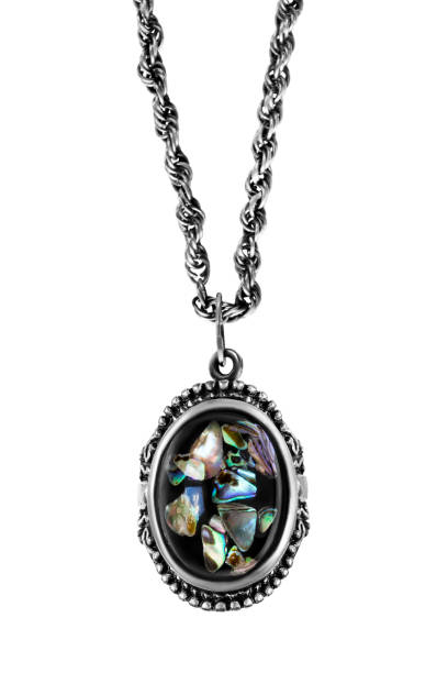 Vintage locket isolated
