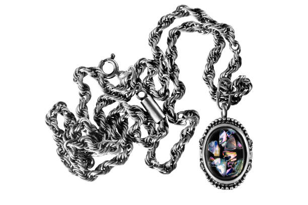 istock Vintage necklace isolated 2161583292