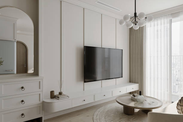 istock White interior in a studio apartment, delightful and sophisticated area. 2161588751